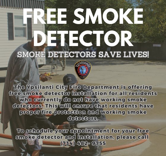 smoke detectors are available!