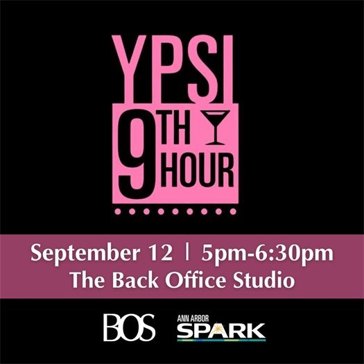 Mark your calendars&nbsp;&nbsp;Ypsi 9th Hour returns to The Back Office Studio on September 12th! Join us for an after-work networking event with like-minded entrepreneurs, business professionals, and independent contractors in a casual, relaxed atmosphere.  Register Here&nbsp;&nbsp;https://bit.ly/4dCSOmR  Whether you own a long-running business in Ypsilanti or are new to the community, come out for our 9th Hour to meet other like-minded folks. Hope to see you there!