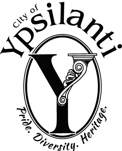 City of Ypsilanti logo in Black and White